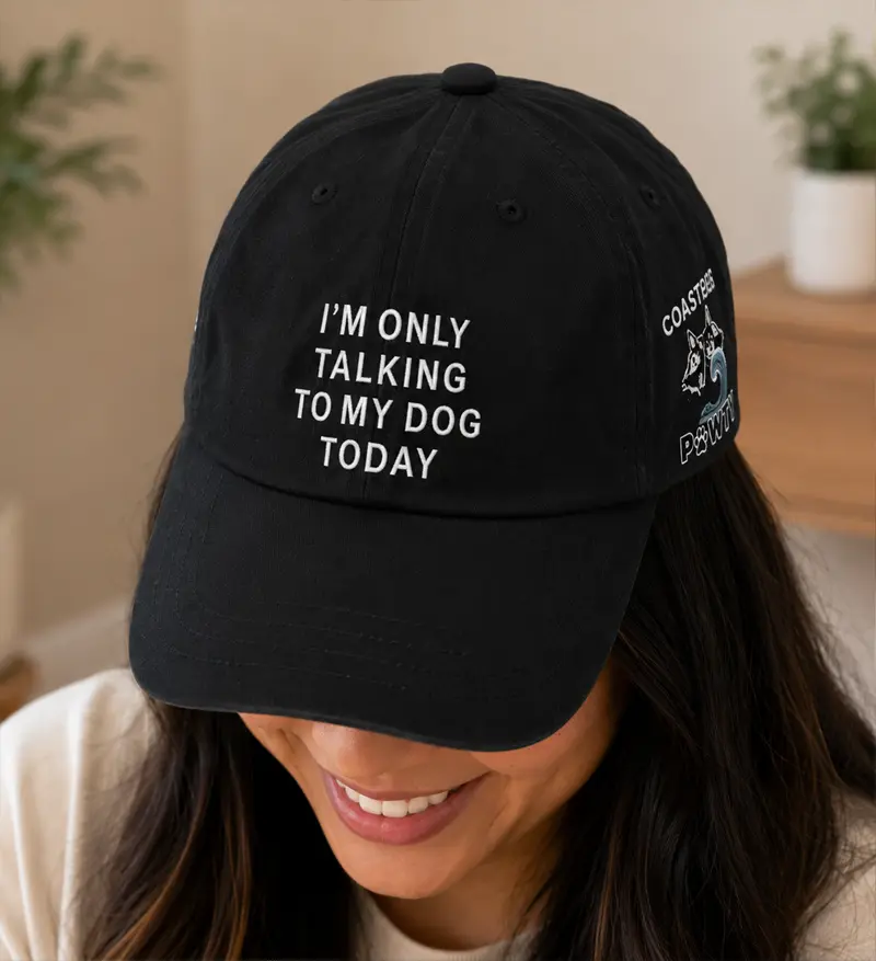 I'm Only Talking To My Dog Today Baseball Cap