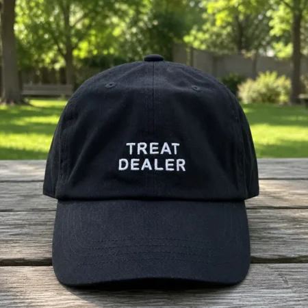 Treat Dealer Unisex Baseball Cap - Black