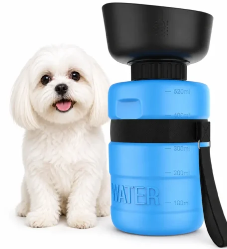 Collapsible Pet Portable Water Bottle - Blue