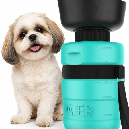 Collapsible Pet Portable Water Bottle - Teal