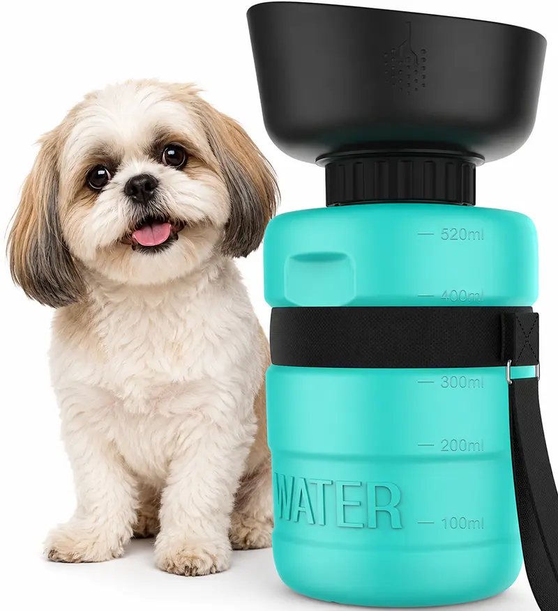 Collapsible Pet Portable Water Bottle - Teal